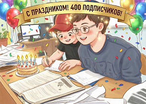 В нашем канале уже 400 подписчиков